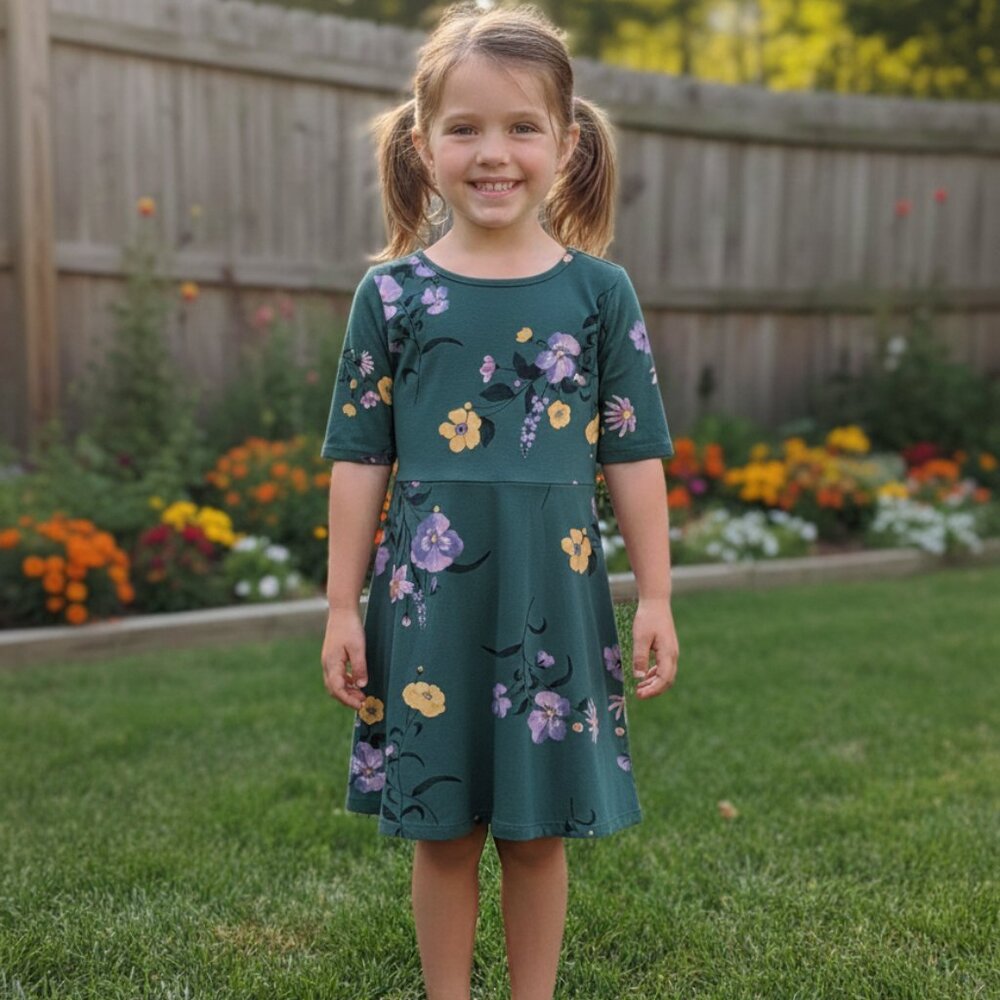 🛍️ BUNDLE ONLY • Old Navy Floral Knit Dress 6/7